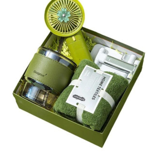 3 In 1 Gift Box. Fan ,Towel, Cup