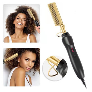 Electric Hot Comb Hair Straightener