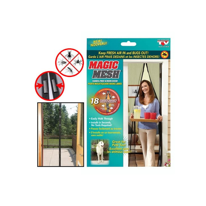 Magic Mesh Insect Fly Bug Mosquito Door Screen Curtain Protector.