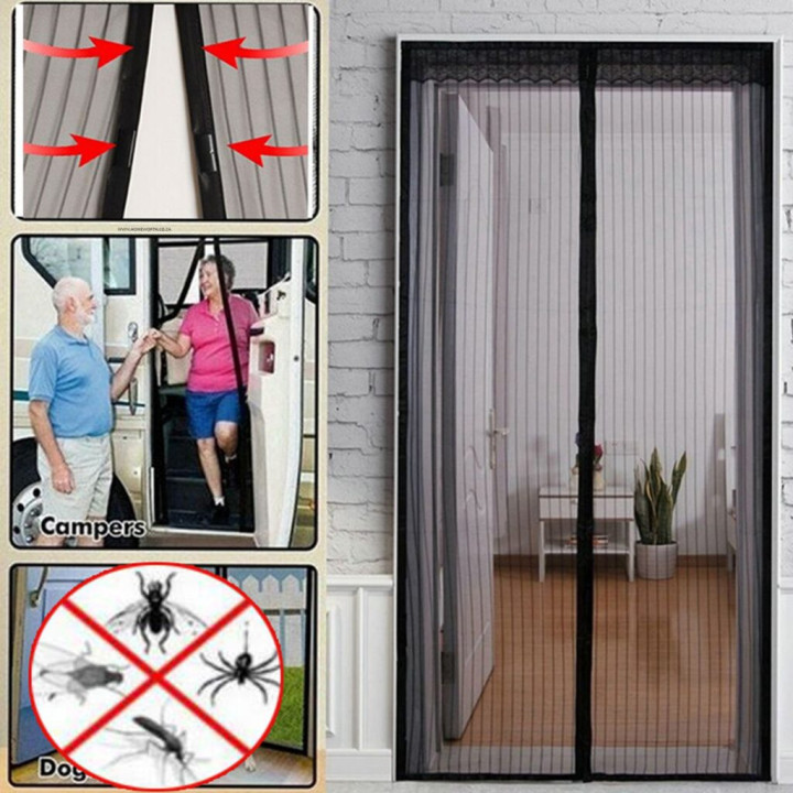 Magic Mesh Insect Fly Bug Mosquito Door Screen Curtain Protector.