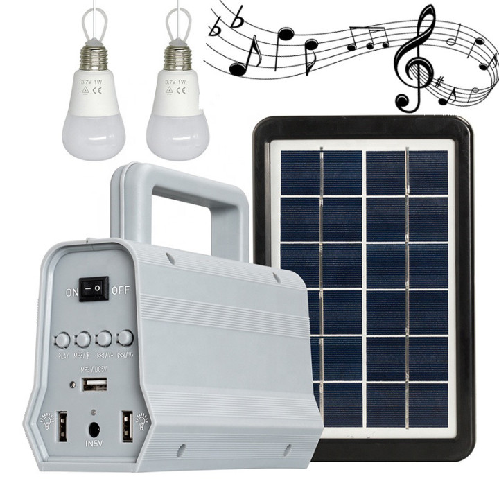 Modern Design Solar Power System Solar Mini Light 2-in-1 for Home
