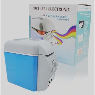 Portable Car Refrigerator Electric Cooler And Warmer, Portable Mini Fridge 7.5L