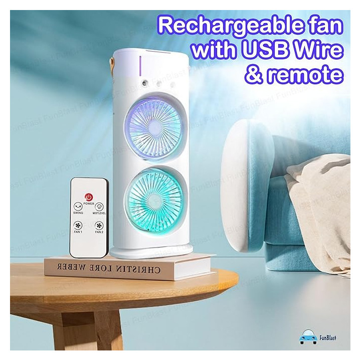 Double Ended Air Cooler Spray Fan