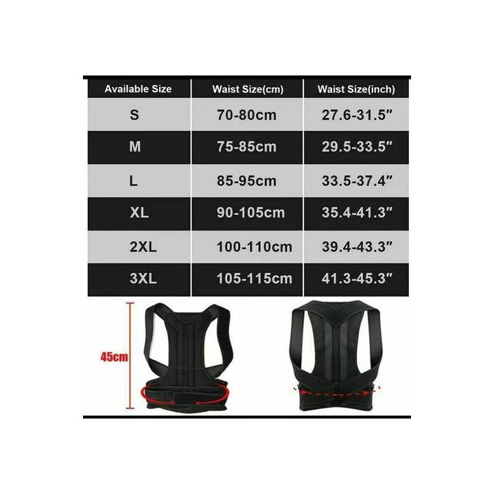 Back Posture Corrector Brace Belt Therapy For Women and Men
