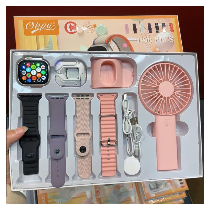 D96 Smart Watch Plus With Fan and Airpods