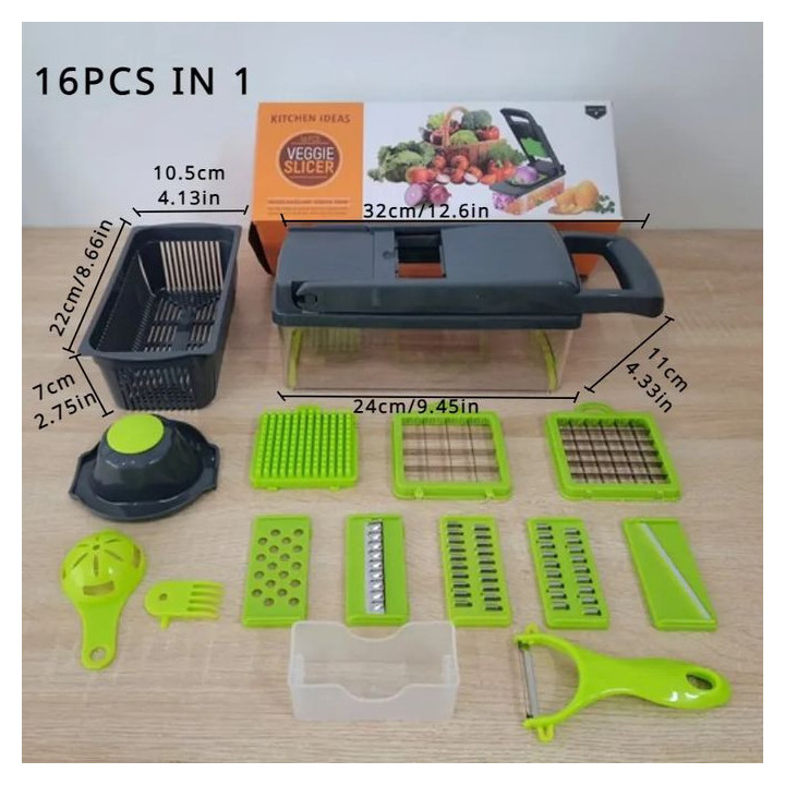 22 in 1 Multifunctional Vegetable Chopper