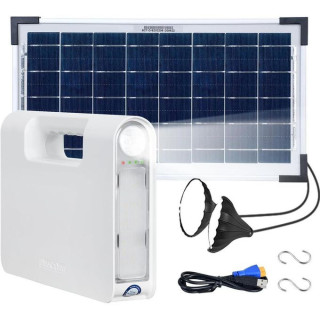 Portable Solar DC Generator with bulbs and colar panel