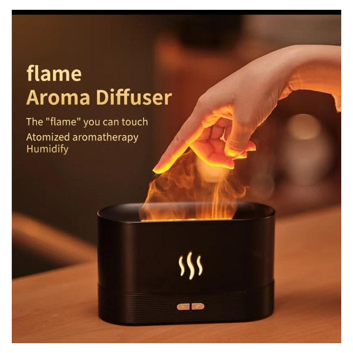 Flame Essential Aroma Diffuser Air Humidifier Purifier