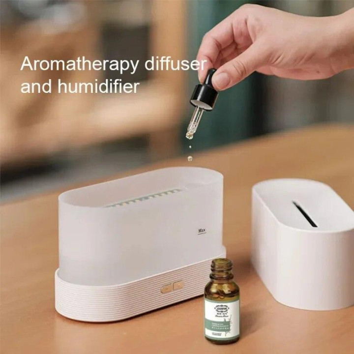 Flame Essential Aroma Diffuser Air Humidifier Purifier