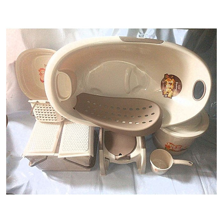 Complete Baby Bath Tub Set Big Size Care Feeding